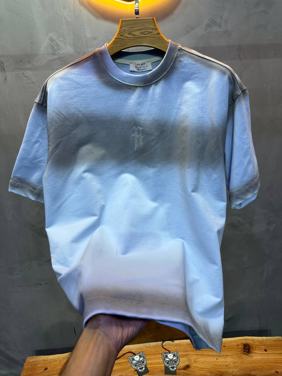 T-SHIRT RETRO BLUE 2535