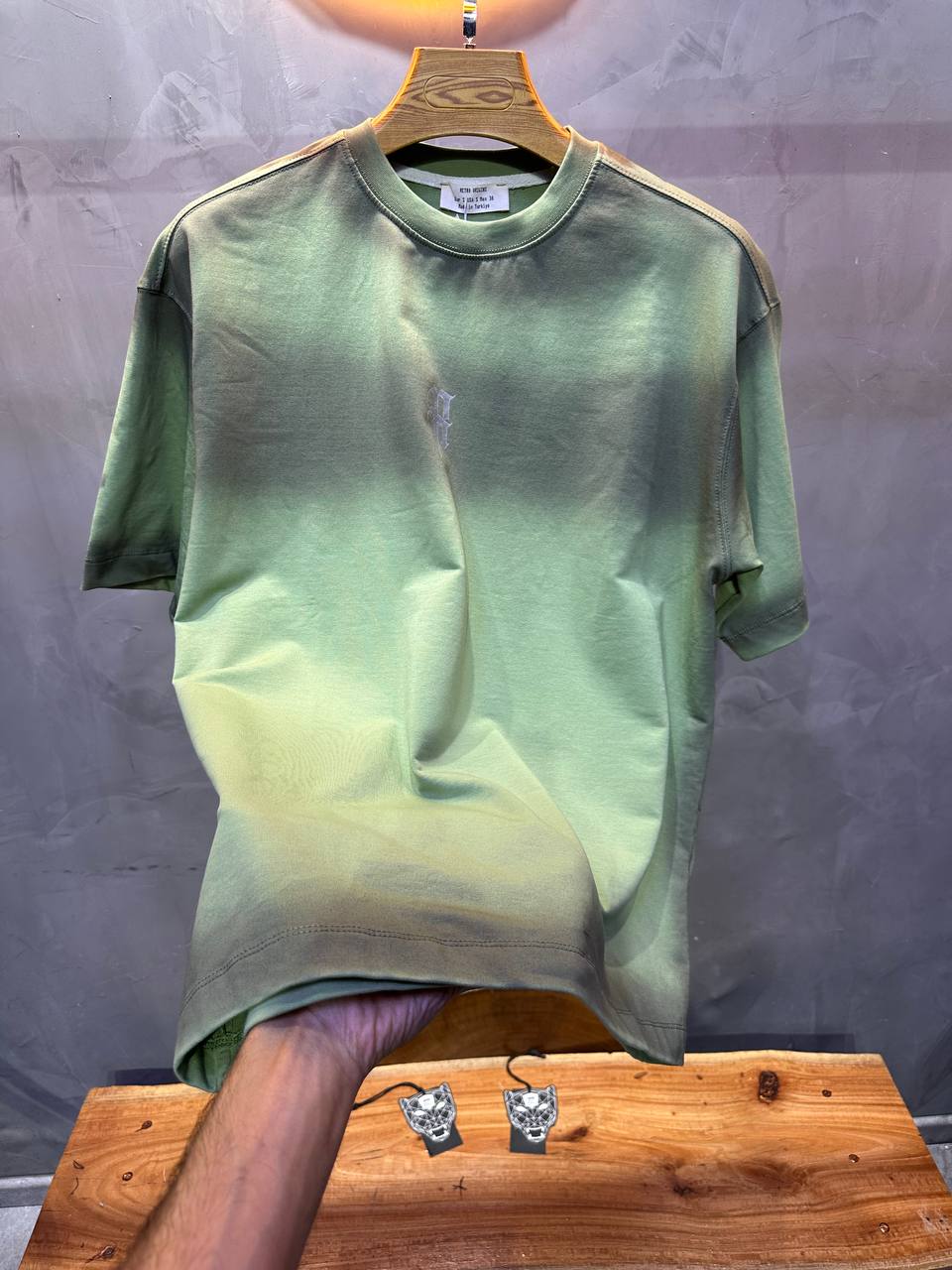 T-SHIRT RETRO GREEN 2535