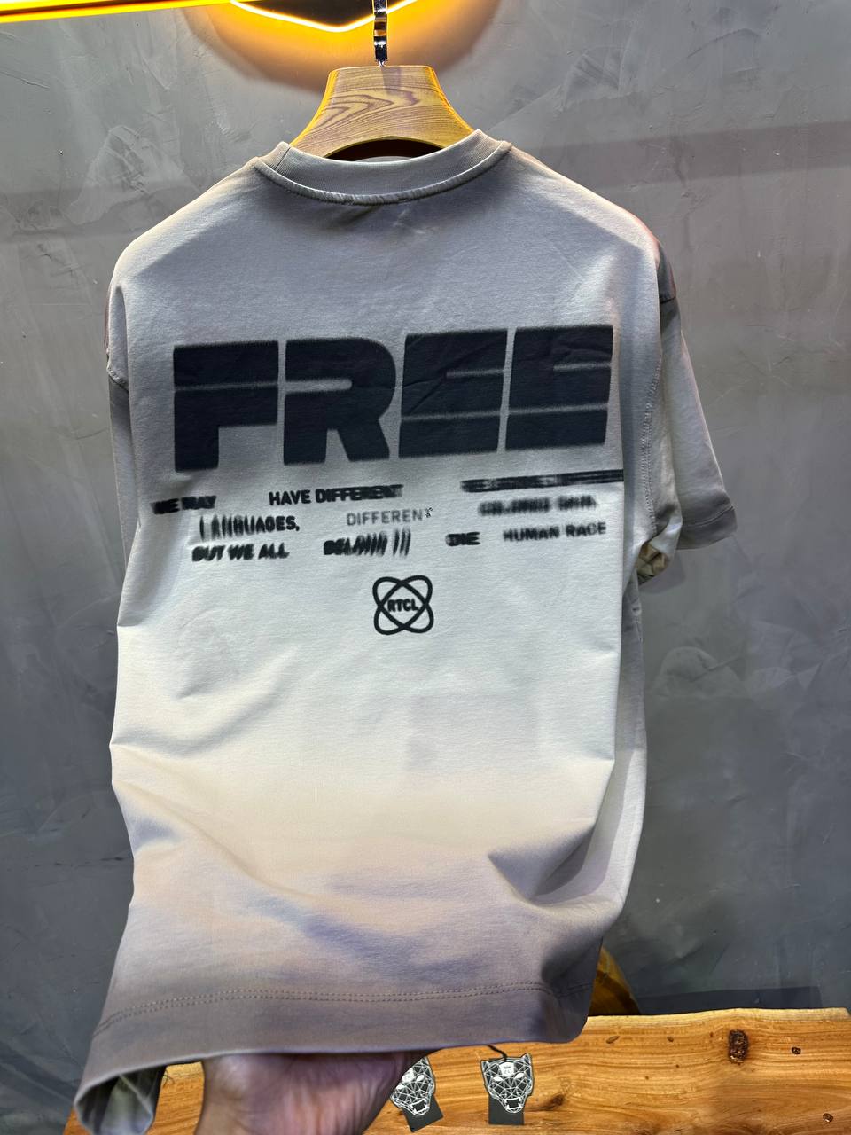 T-SHIRT RETRO BEIGE 2535