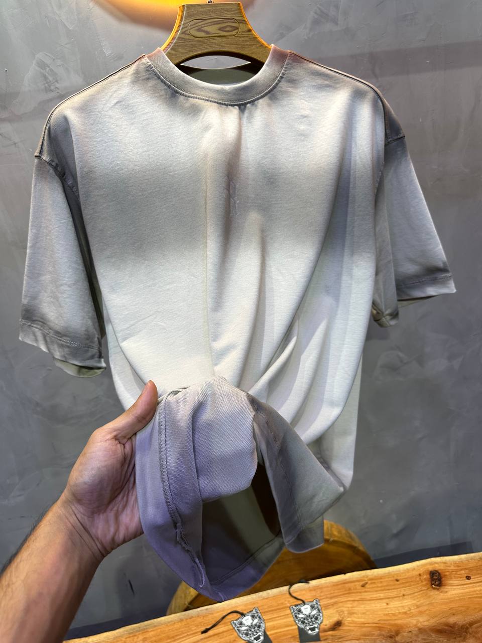 T - SHIRT RETRO BEIGE 2535 - ZG PREMIUM