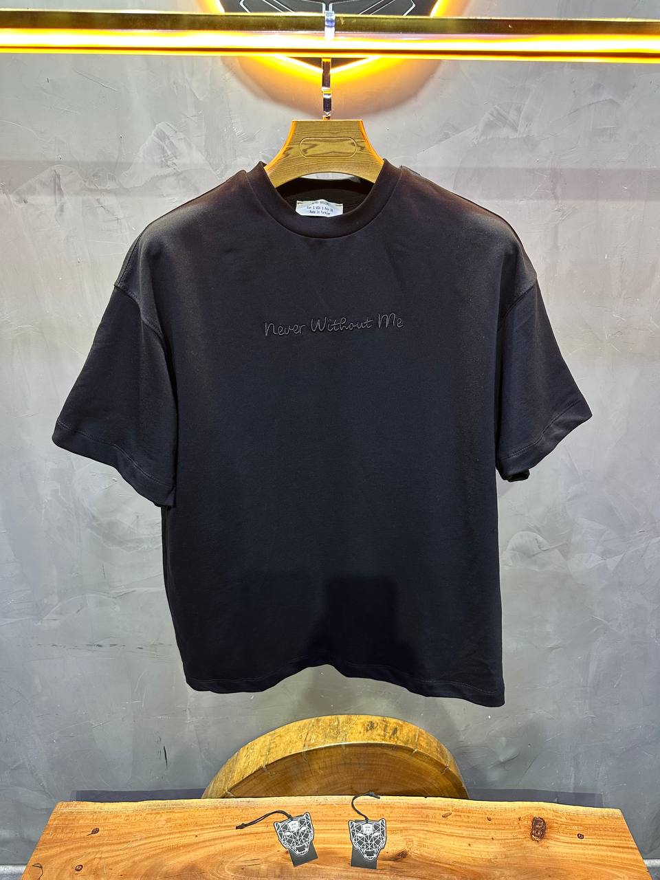 T-SHIRT RETRO BLACK 2504