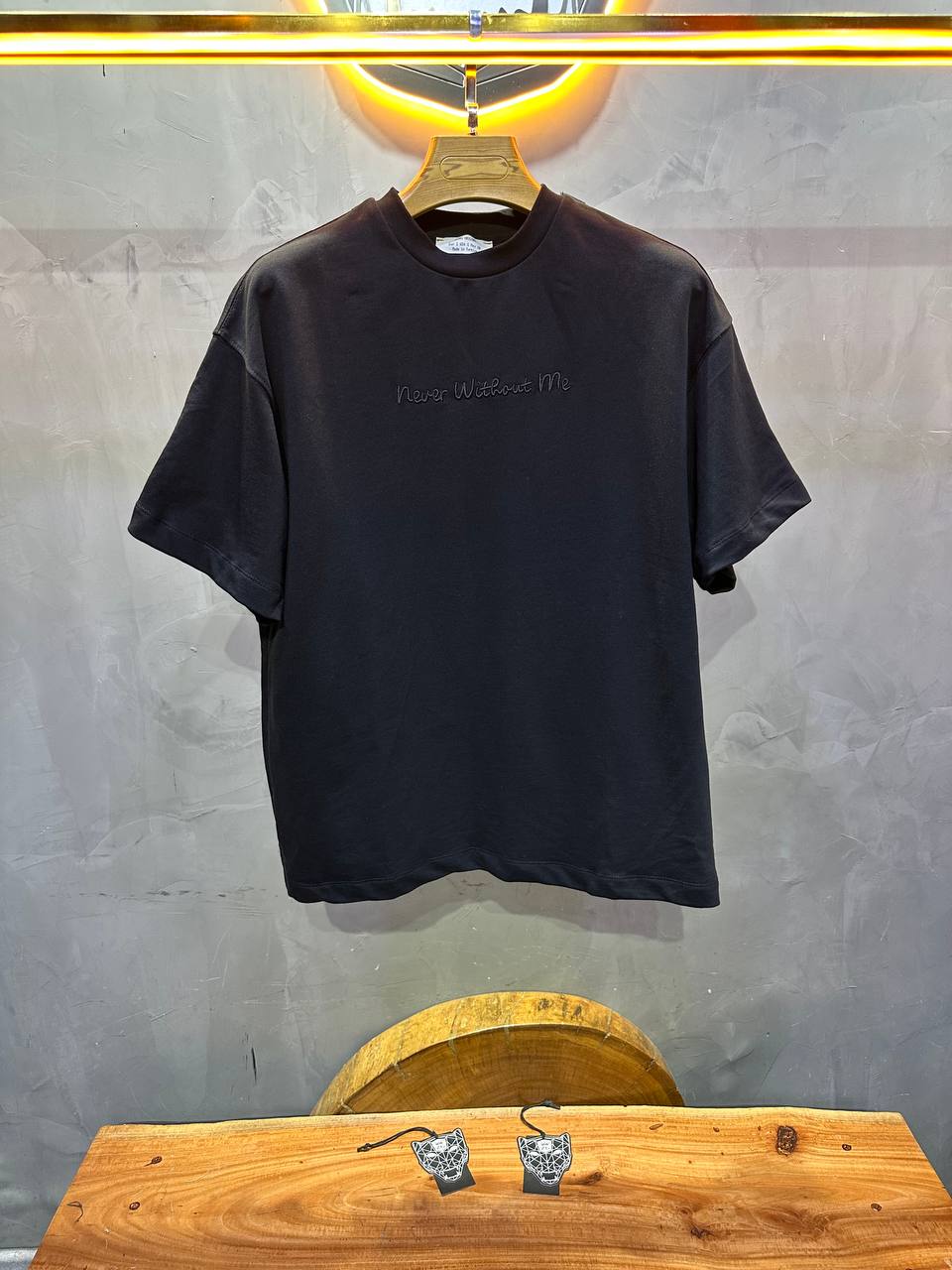 T-SHIRT RETRO BLACK 2504