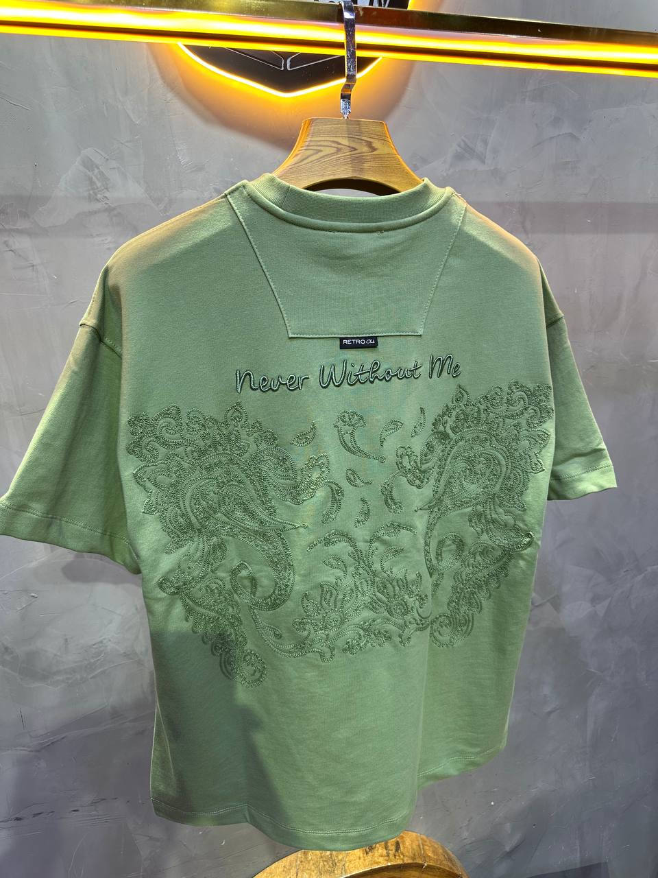 T-SHIRT RETRO GREEN 2504