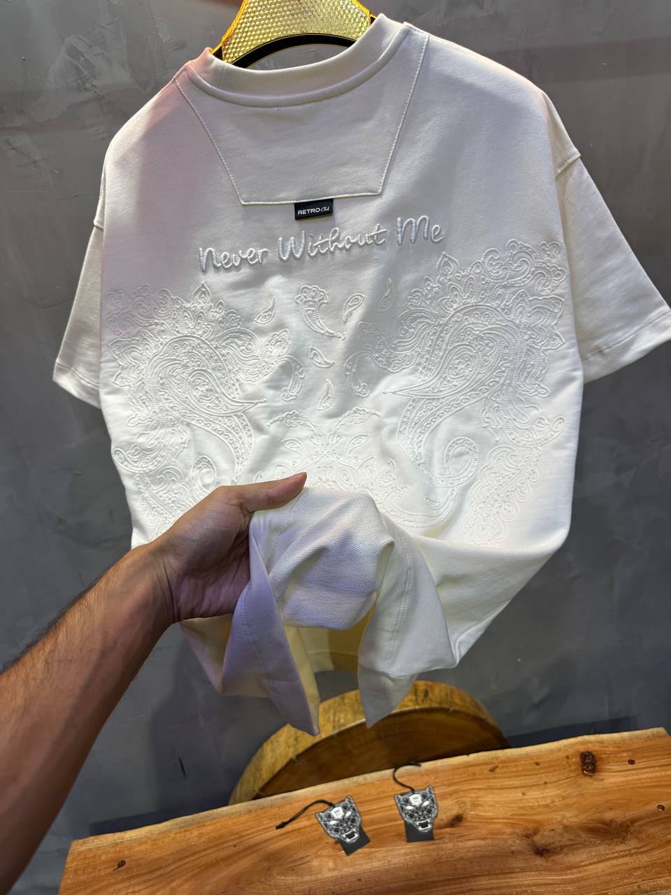 T-SHIRT RETRO BEIGE 2504