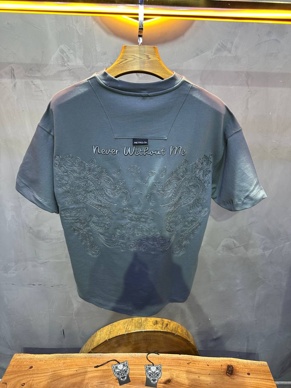 T-SHIRT RETRO GREY 2504