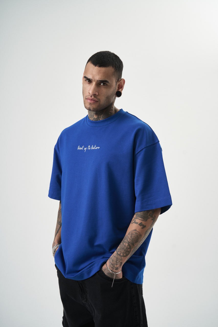 T SHIRT OVERSIZE RESPIRE BLUE 5110 - ZG PREMIUM