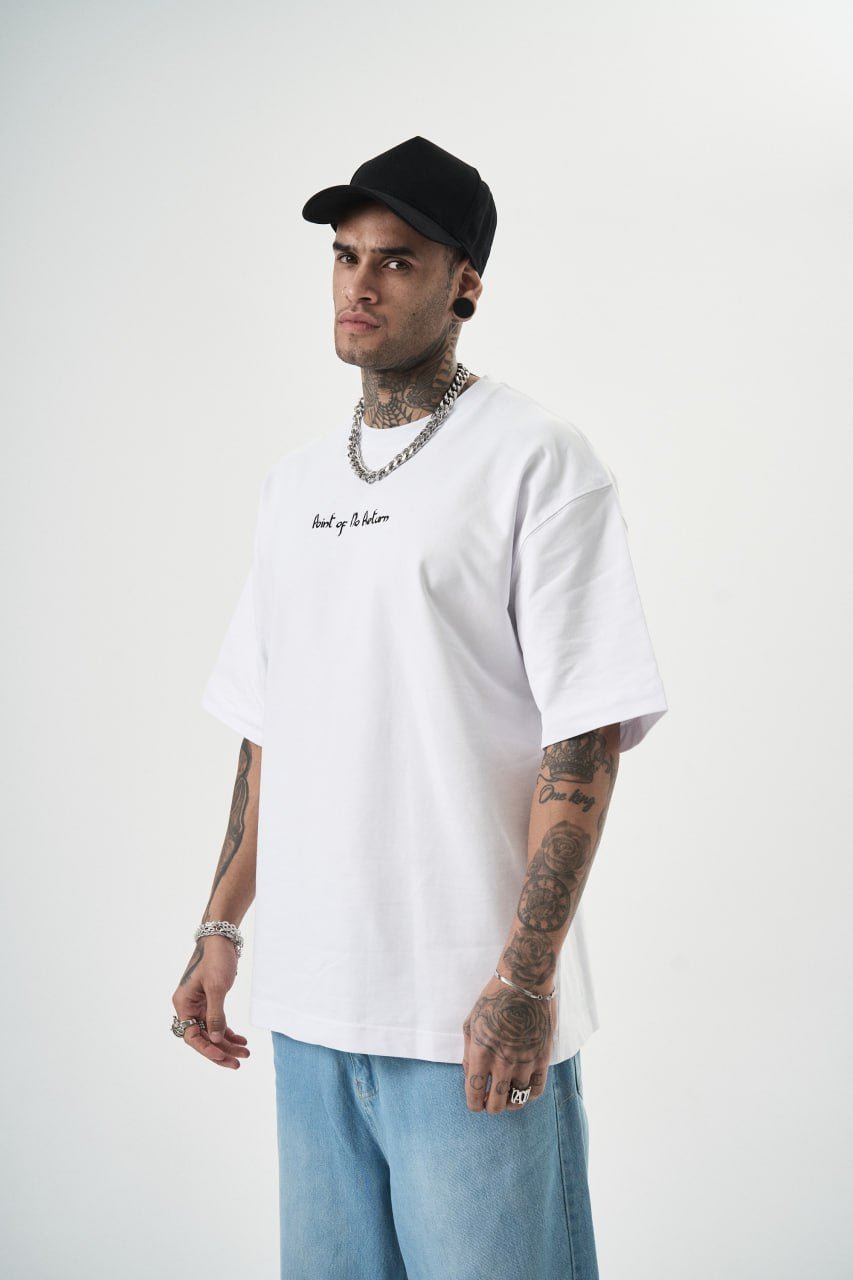 T SHIRT OVERSIZE RESPIRE WHITE 5110 - ZG PREMIUM