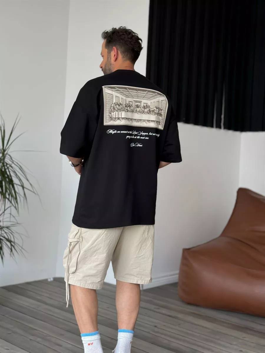 T SHIRT OVERSIZE RESPIRE BLACK 5129