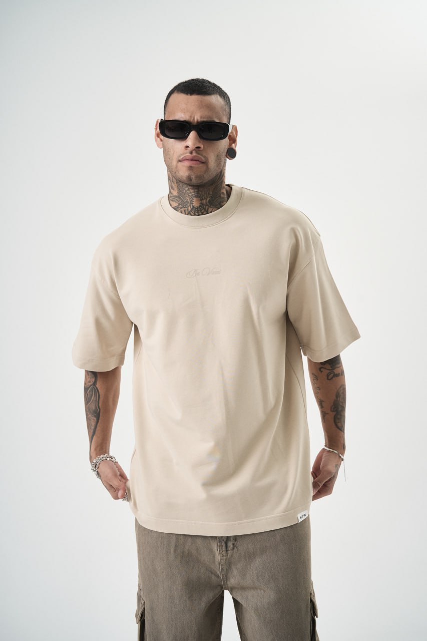 T SHIRT OVERSIZE RESPIRE BEIGE 5112
