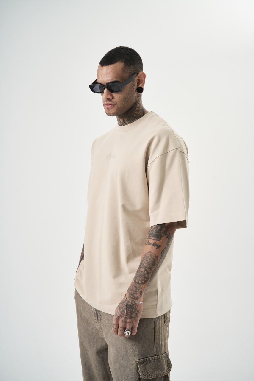 T SHIRT OVERSIZE RESPIRE BEIGE 5112