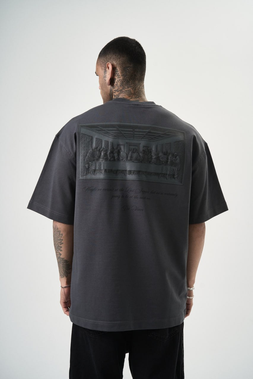 T SHIRT OVERSIZE RESPIRE GREY 5112