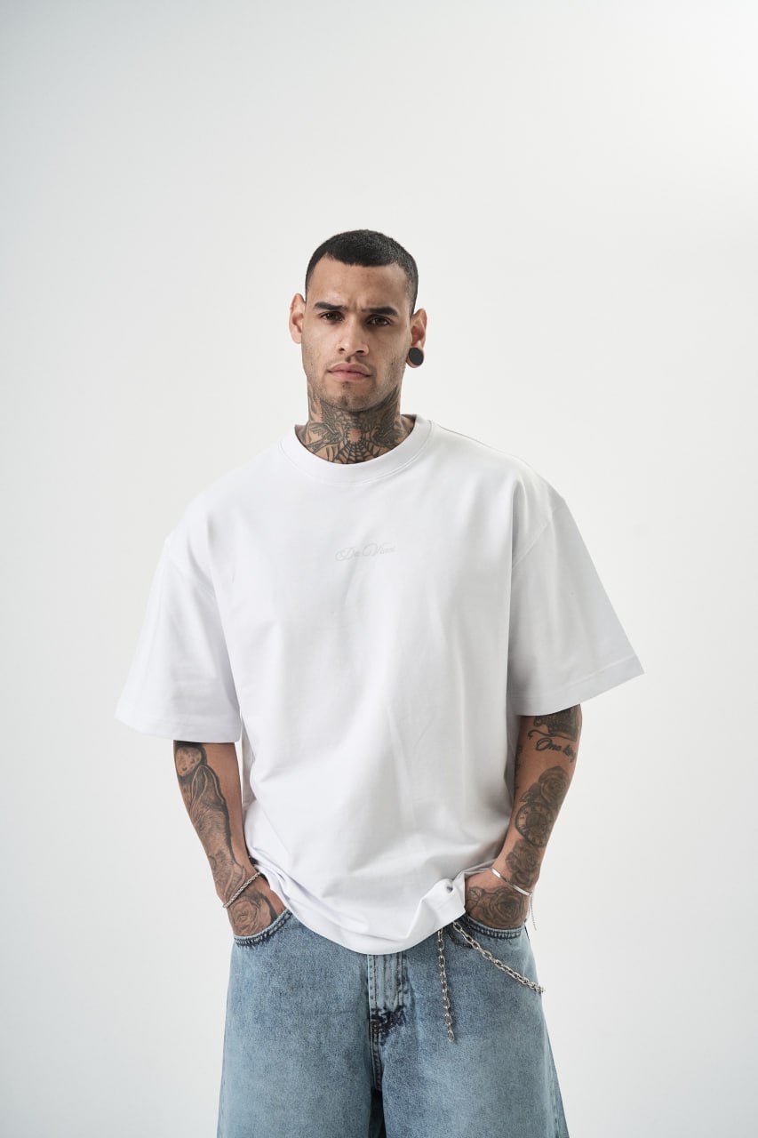 T SHIRT OVERSIZE RESPIRE WHITE 5112 - ZG PREMIUM