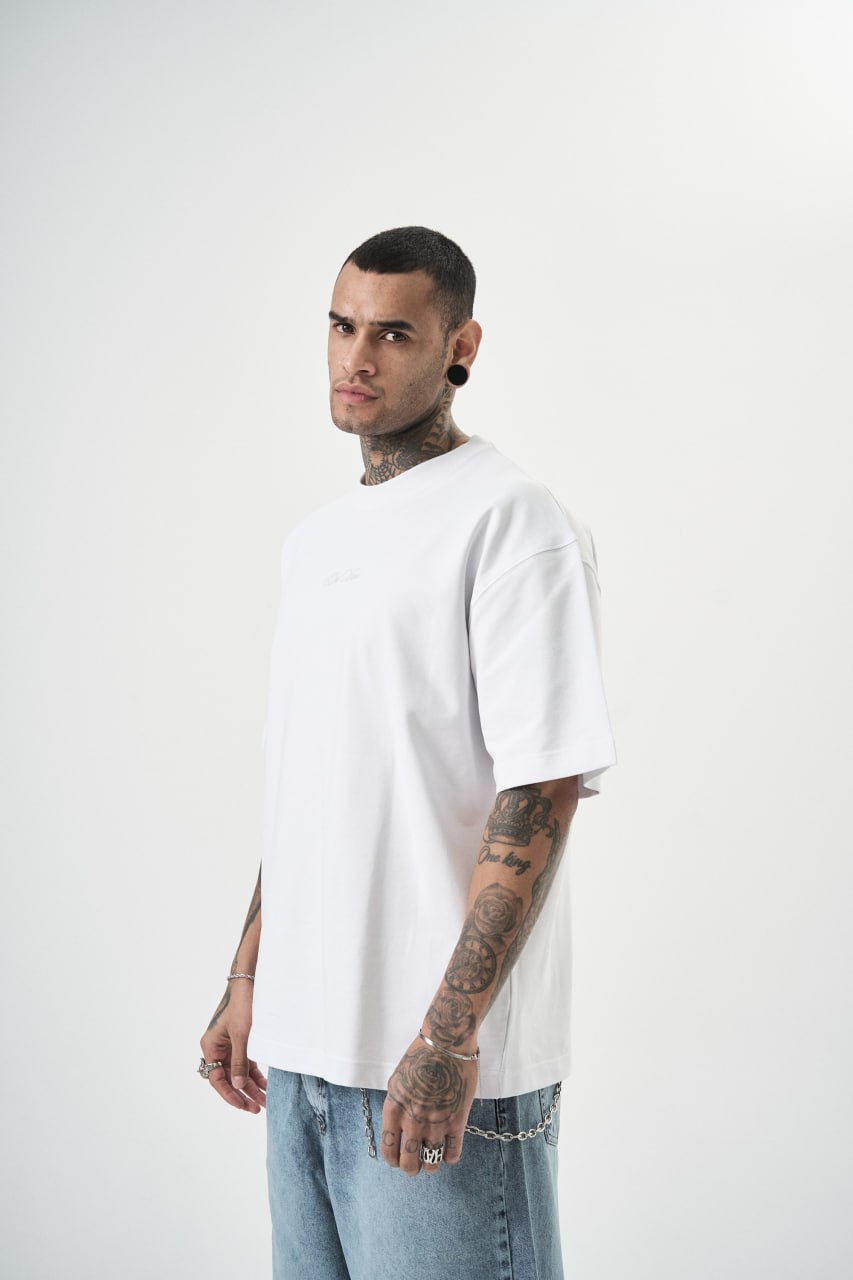T SHIRT OVERSIZE RESPIRE WHITE 5112