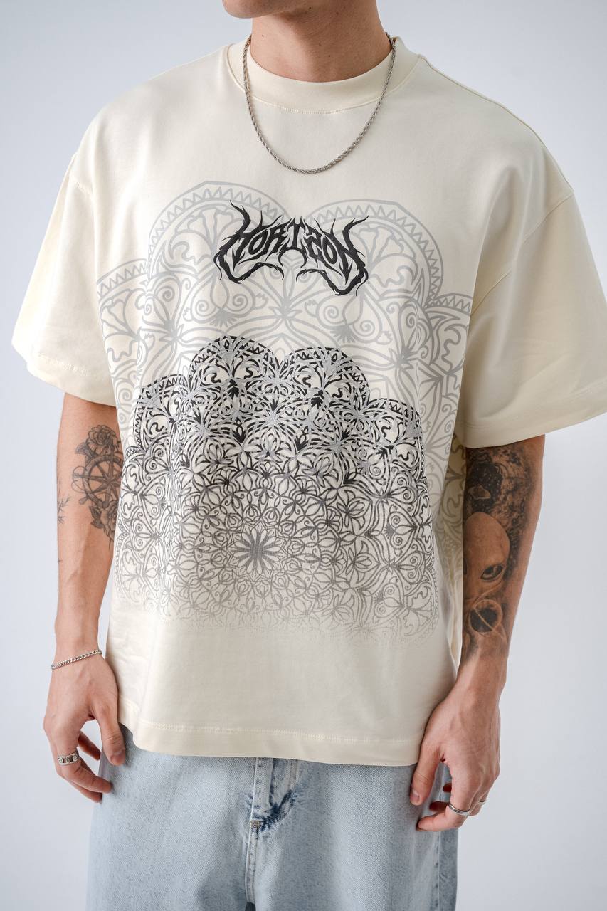 T-SHIRT RETRO BEIGE 2526