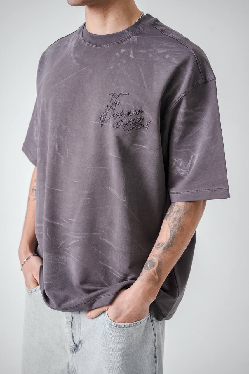T-SHIRT RETRO GREY 2532