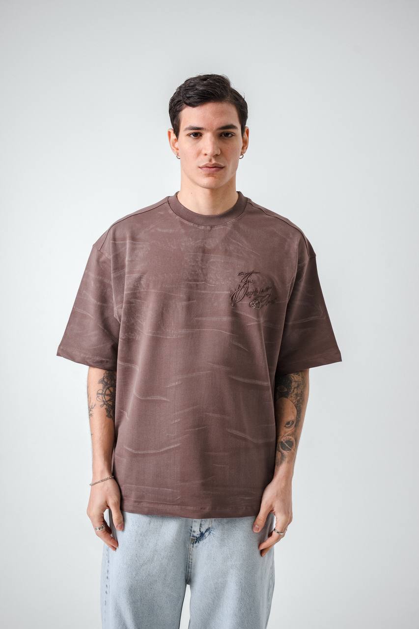 T-SHIRT RETRO BROWN 2532