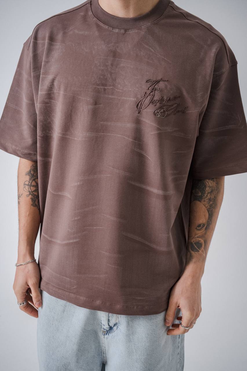 T-SHIRT RETRO BROWN 2532