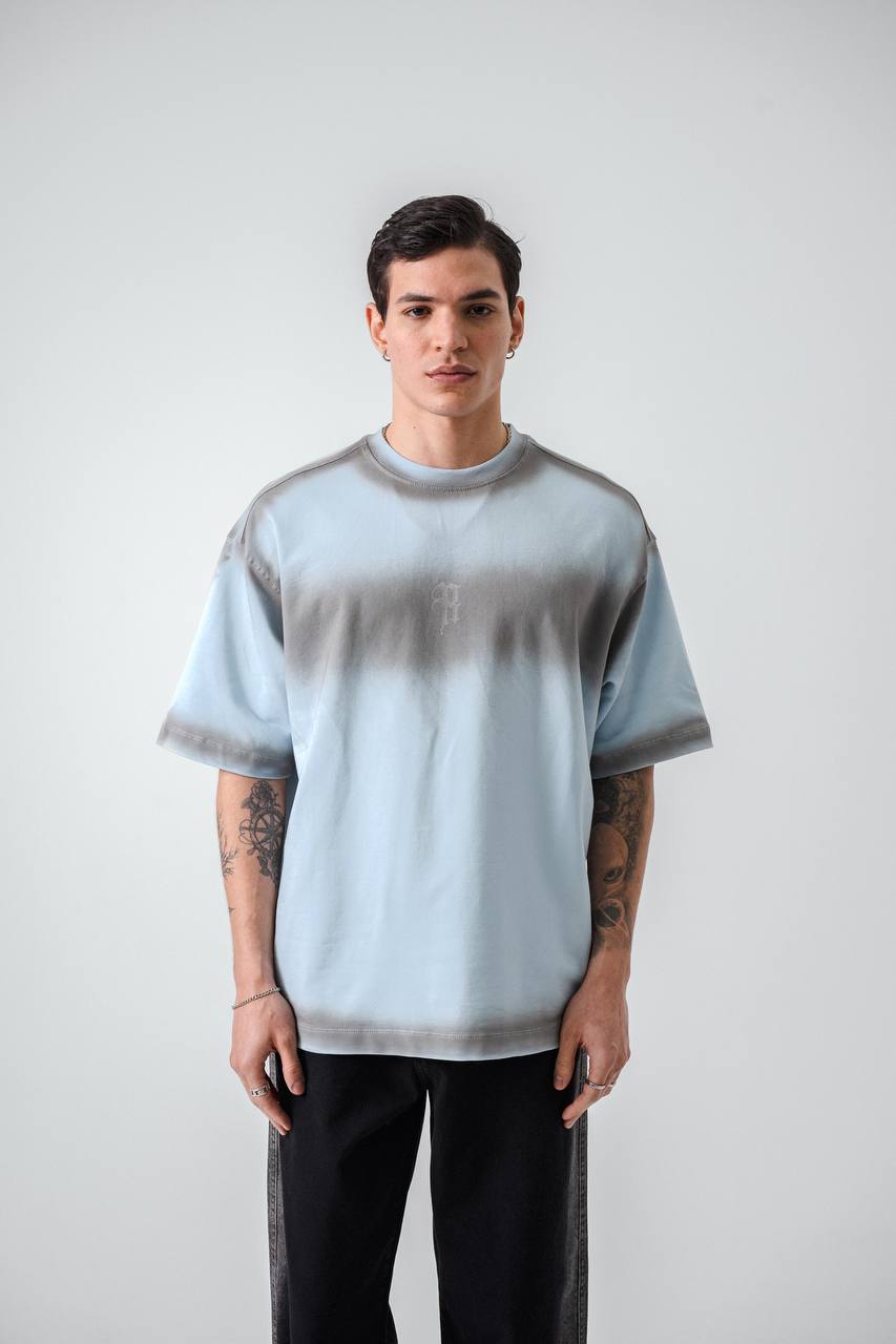 T-SHIRT RETRO BLUE 2535