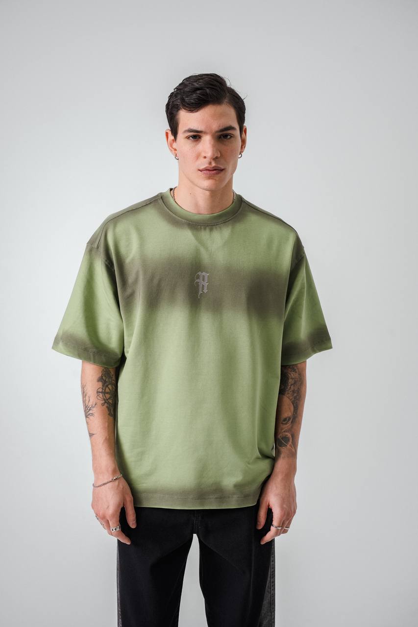 T-SHIRT RETRO GREEN 2535