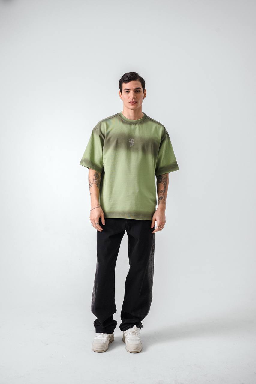 T-SHIRT RETRO GREEN 2535