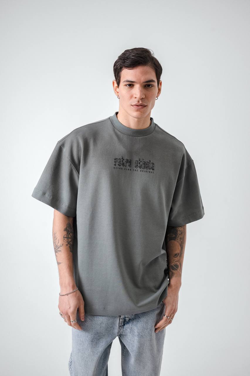 T-SHIRT RETRO GREY 2511