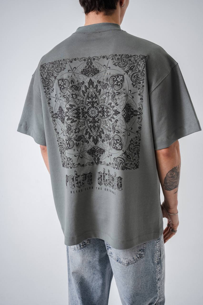 T-SHIRT RETRO GREY 2511
