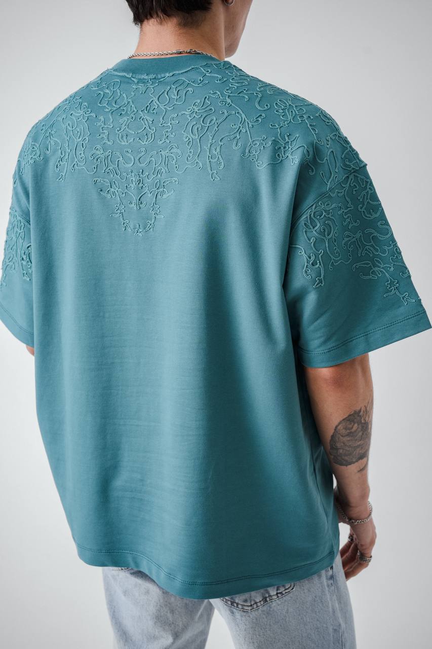 T-SHIRT RETRO BLUE 2522