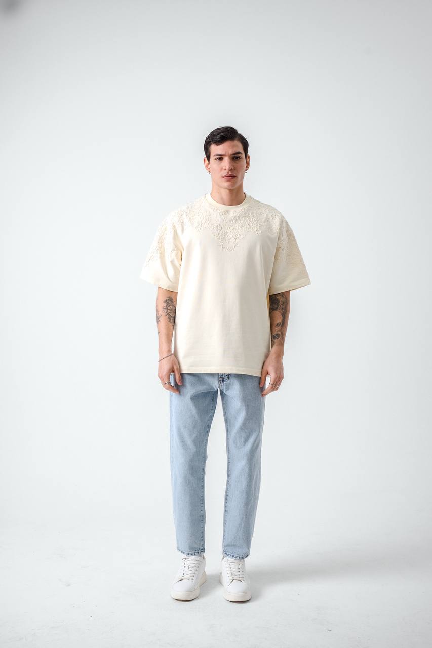T-SHIRT RETRO BEIGE 2522
