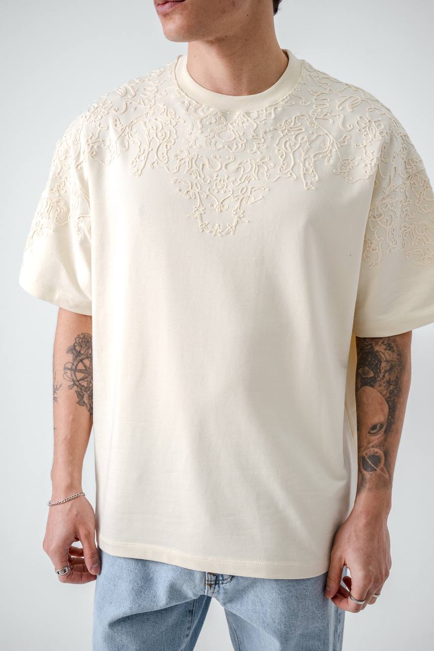 T-SHIRT RETRO BEIGE 2522