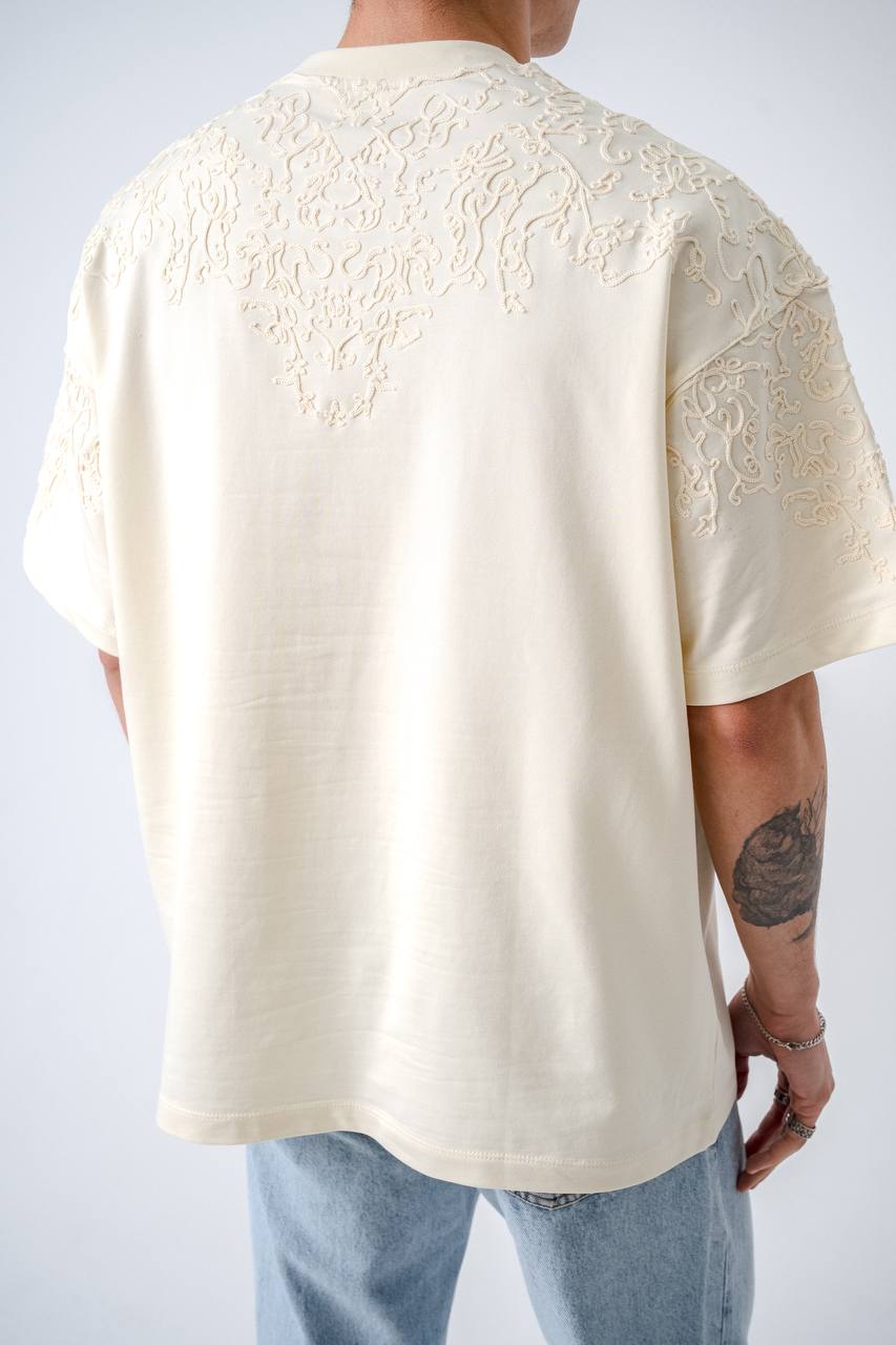 T - SHIRT RETRO BEIGE 2522 - ZG PREMIUM