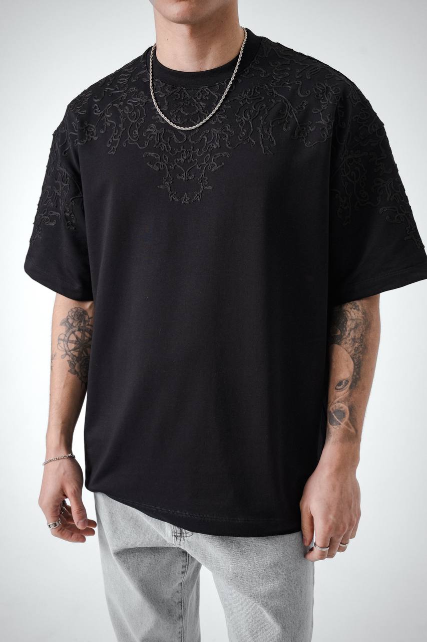 T-SHIRT RETRO BLACK 2522