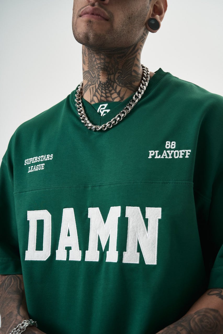 T SHIRT OVERSIZE RESPIRE GREEN 5119 - ZG PREMIUM