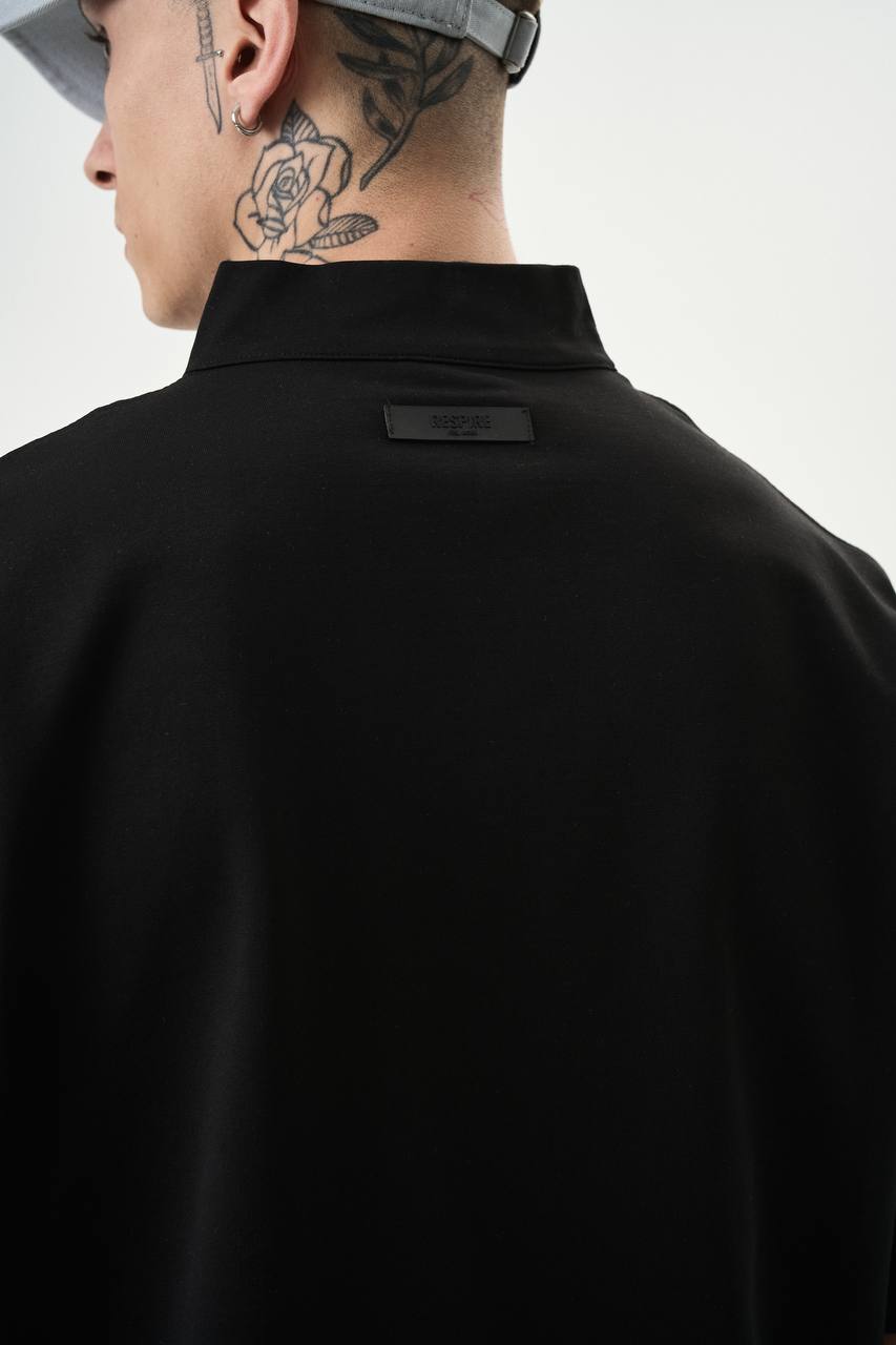 T SHIRT OVERSIZE RESPIRE BLACK 5140 - ZG PREMIUM