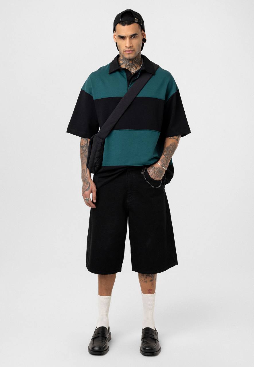 POLO ESSENCE BLACK GREEN 7126
