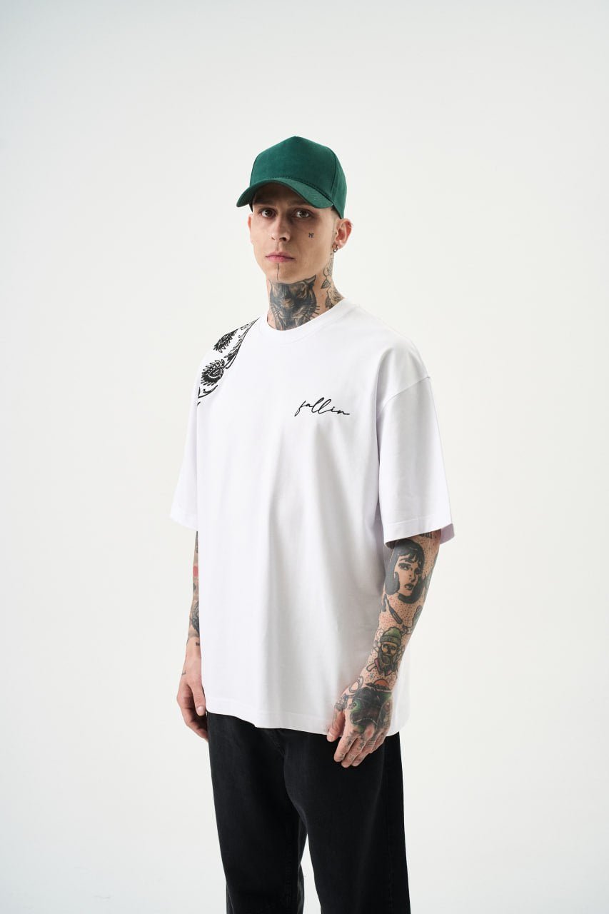 T SHIRT OVERSIZE RESPIRE WHITE 5138 - ZG PREMIUM