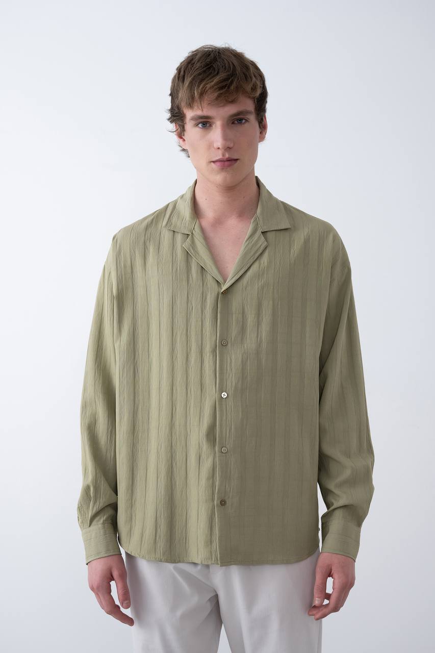 CHEMISE MARRAKECH GREEN GML 2457 - ZG PREMIUM