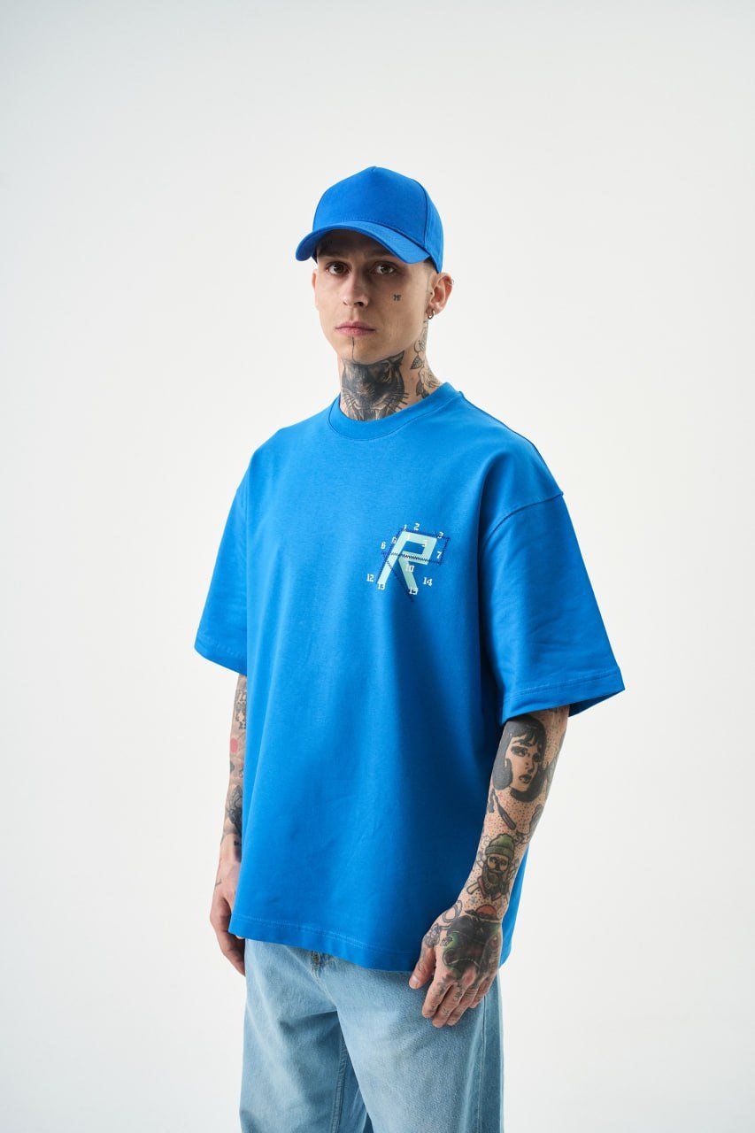 T SHIRT OVERSIZE RESPIRE BLUE 5121 - ZG PREMIUM