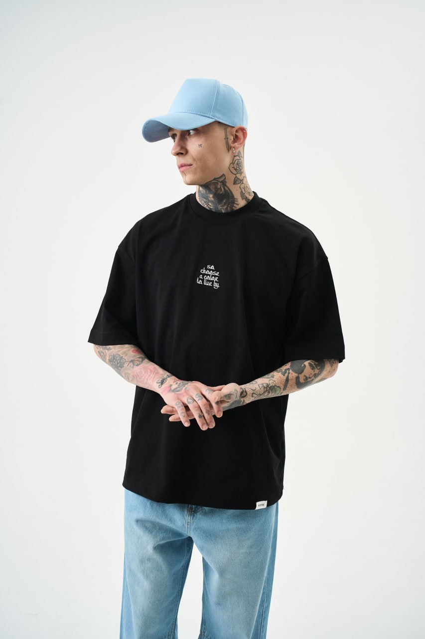 T SHIRT OVERSIZE RESPIRE BLACK 5123