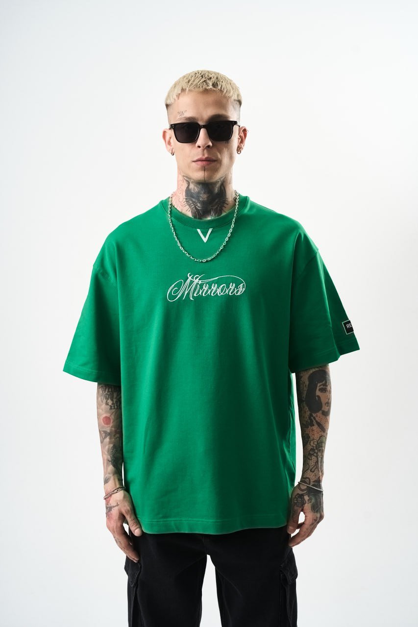 T SHIRT OVERSIZE RESPIRE GREEN 5116 - ZG PREMIUM