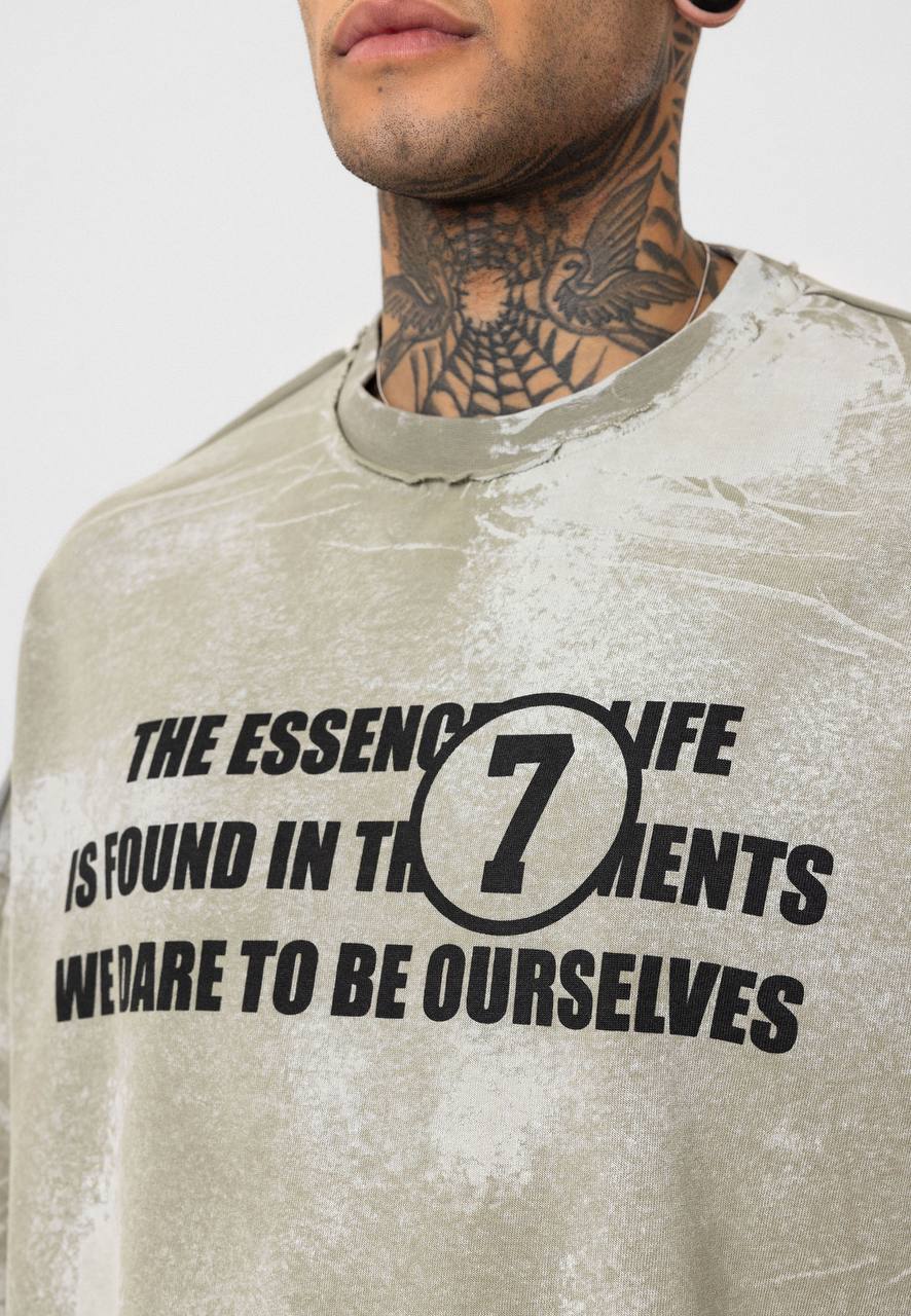 T-SHIRT ESSENCE BEIGE 7114