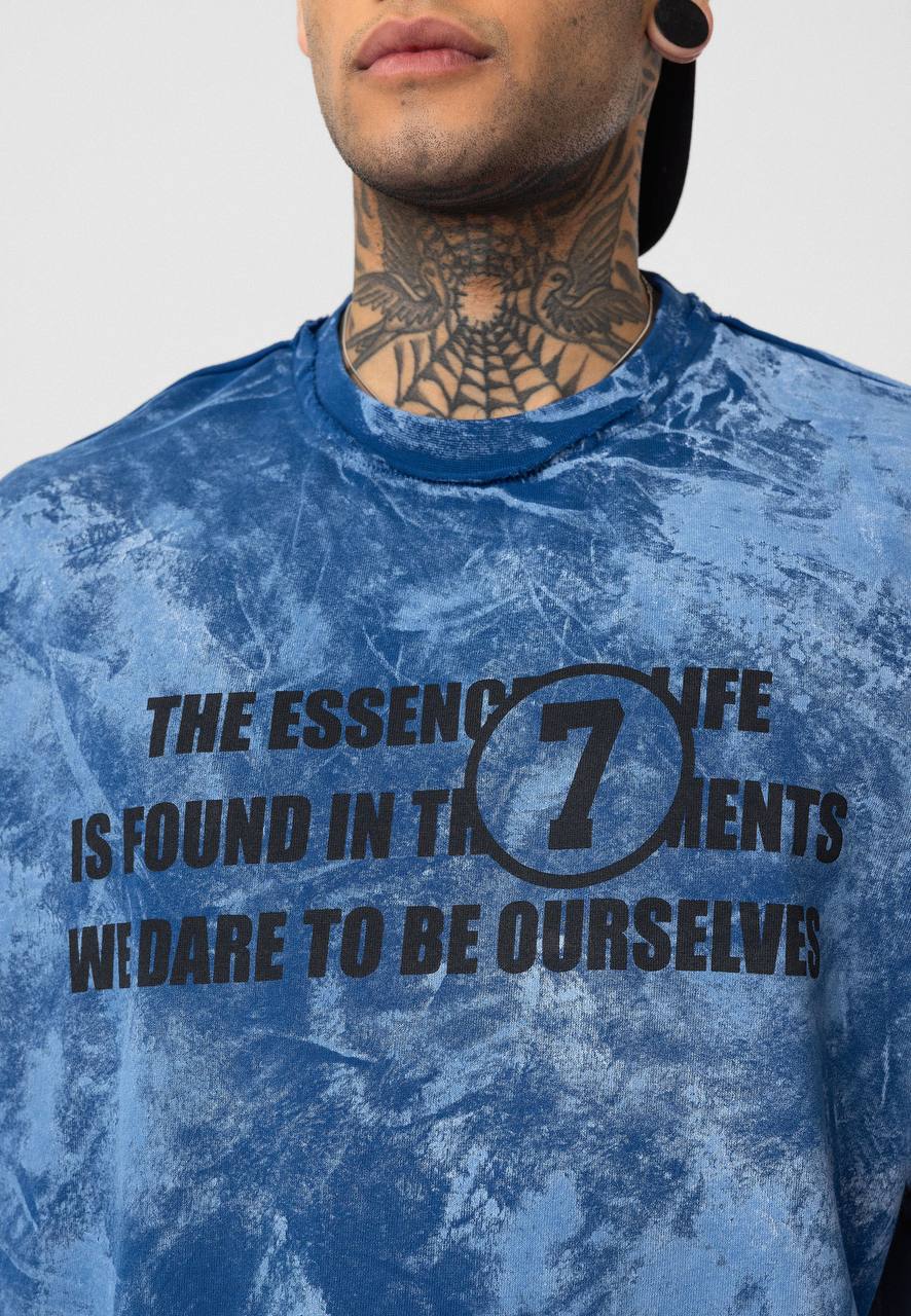 T-SHIRT ESSENCE BLUE 7114