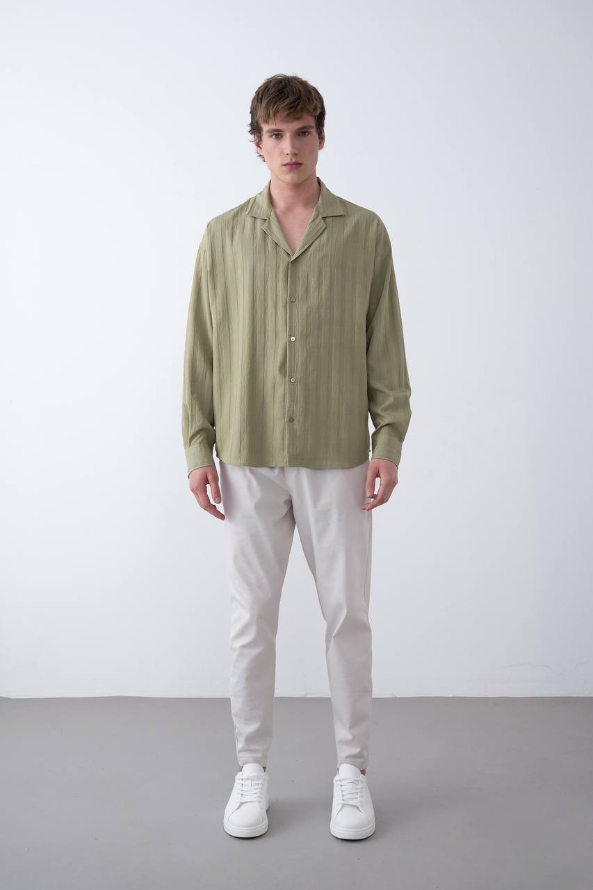 CHEMISE MARRAKECH GREEN GML 2457