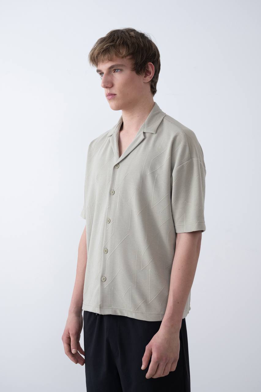 CHEMISE MARRAKECH GREEN 2458 - ZG PREMIUM
