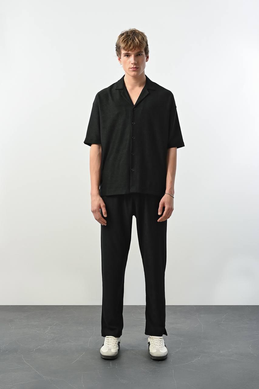 CHEMISE MARRAKECH BLACK 2417 - ZG PREMIUM