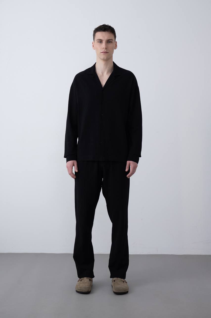 CHEMISE MARRAKECH BLACK 2475 - ZG PREMIUM