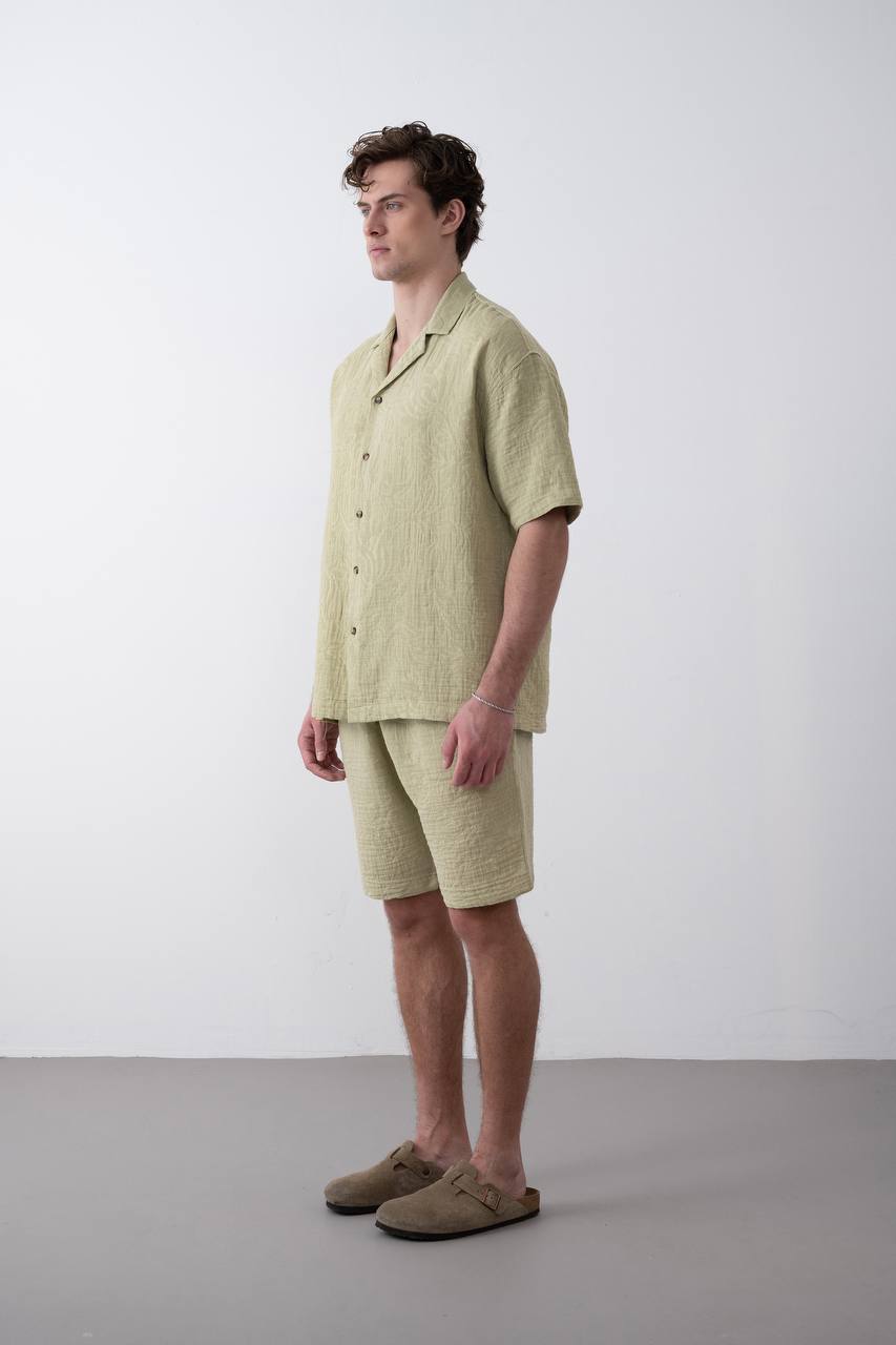 CHEMISE MARRAKECH GREEN 2484