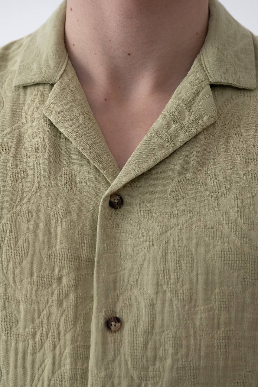 CHEMISE MARRAKECH GREEN 2484