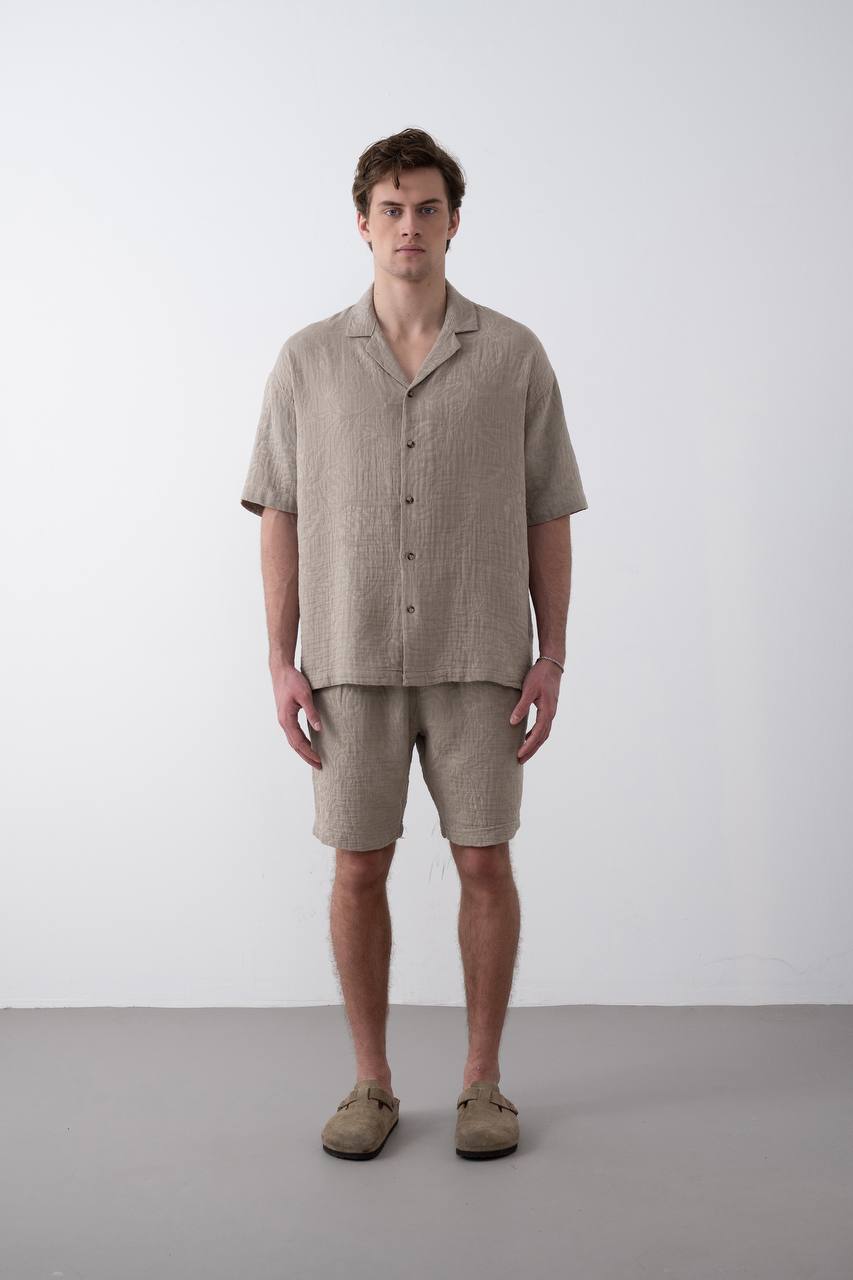CHEMISE MARRAKECH BEIGE 2484 - ZG PREMIUM