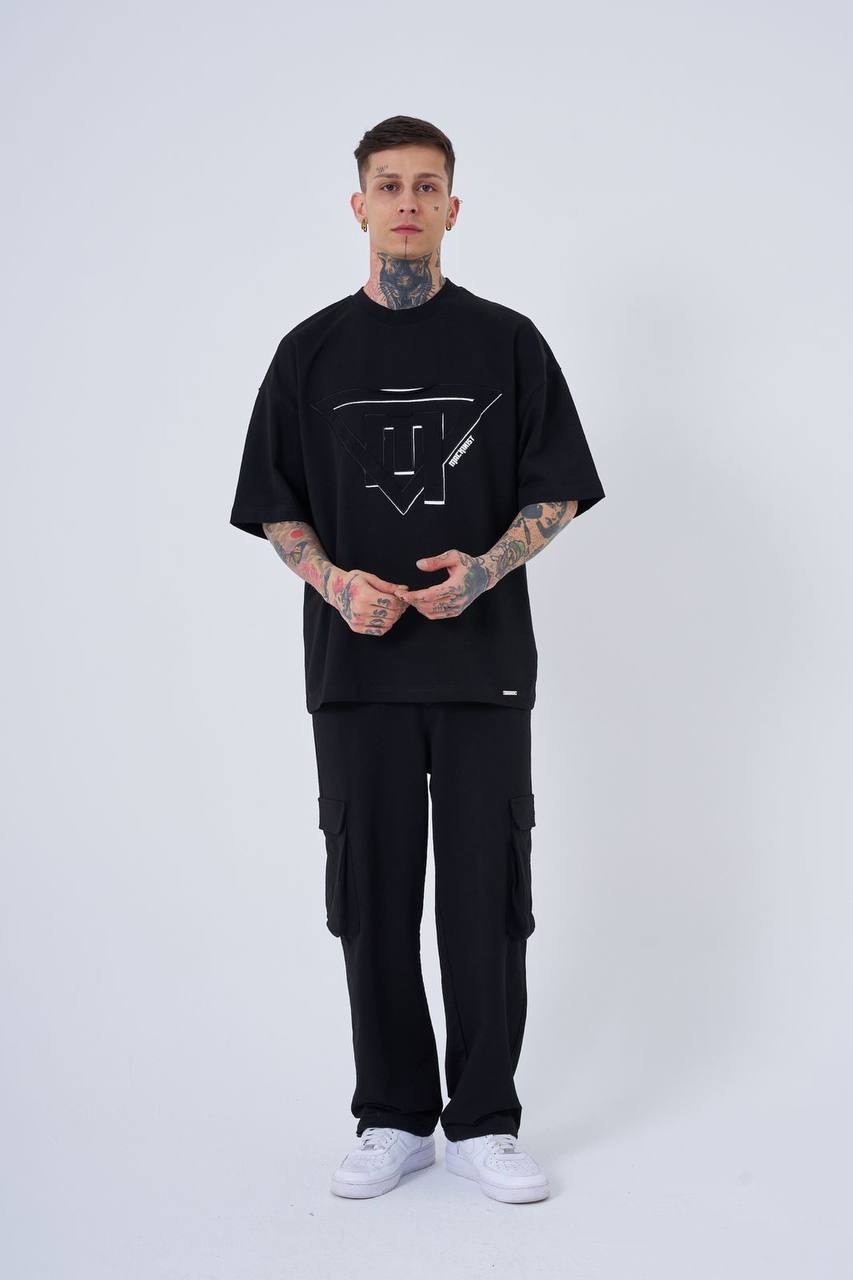 T-SHIRT OVERSIZE MACHINIST BLACK M1988