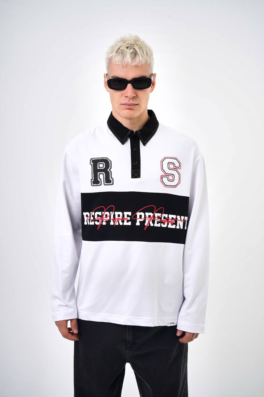 POLO MANCHE WHITE 5003